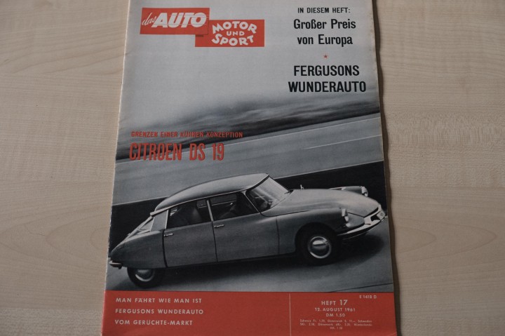 Deckblatt Auto Motor und Sport (17/1961)